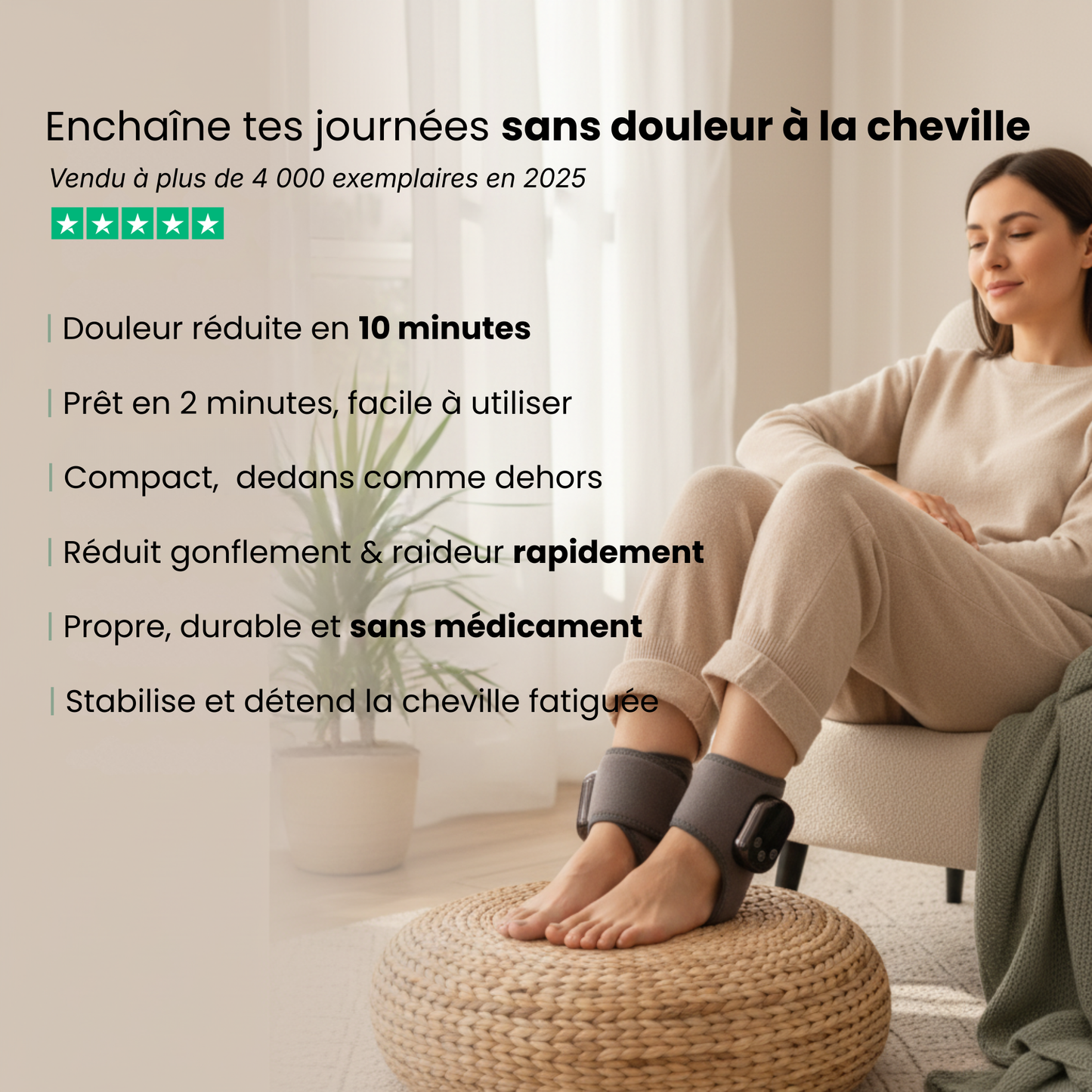 Attelle de massage CALMYA