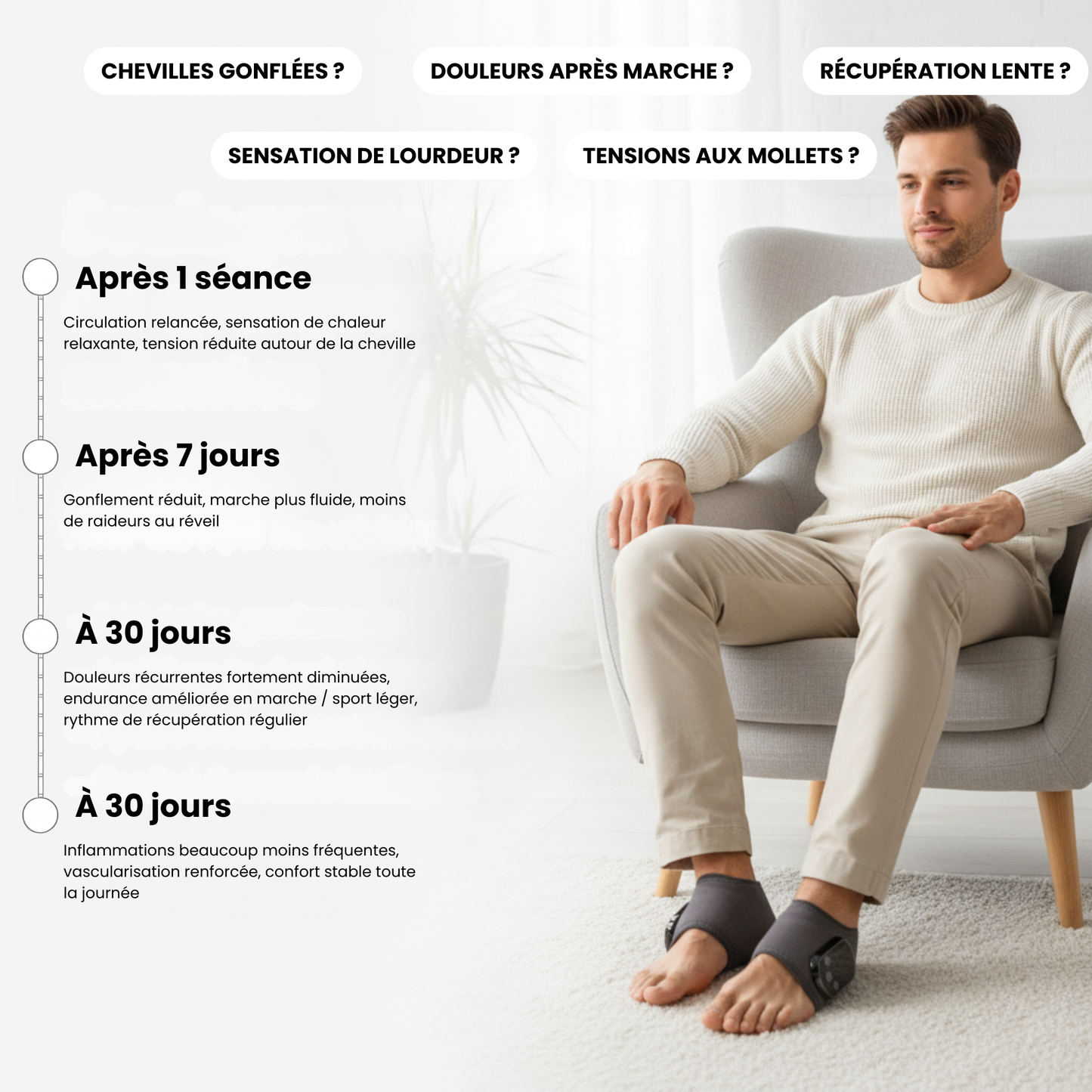 Attelle de massage CALMYA